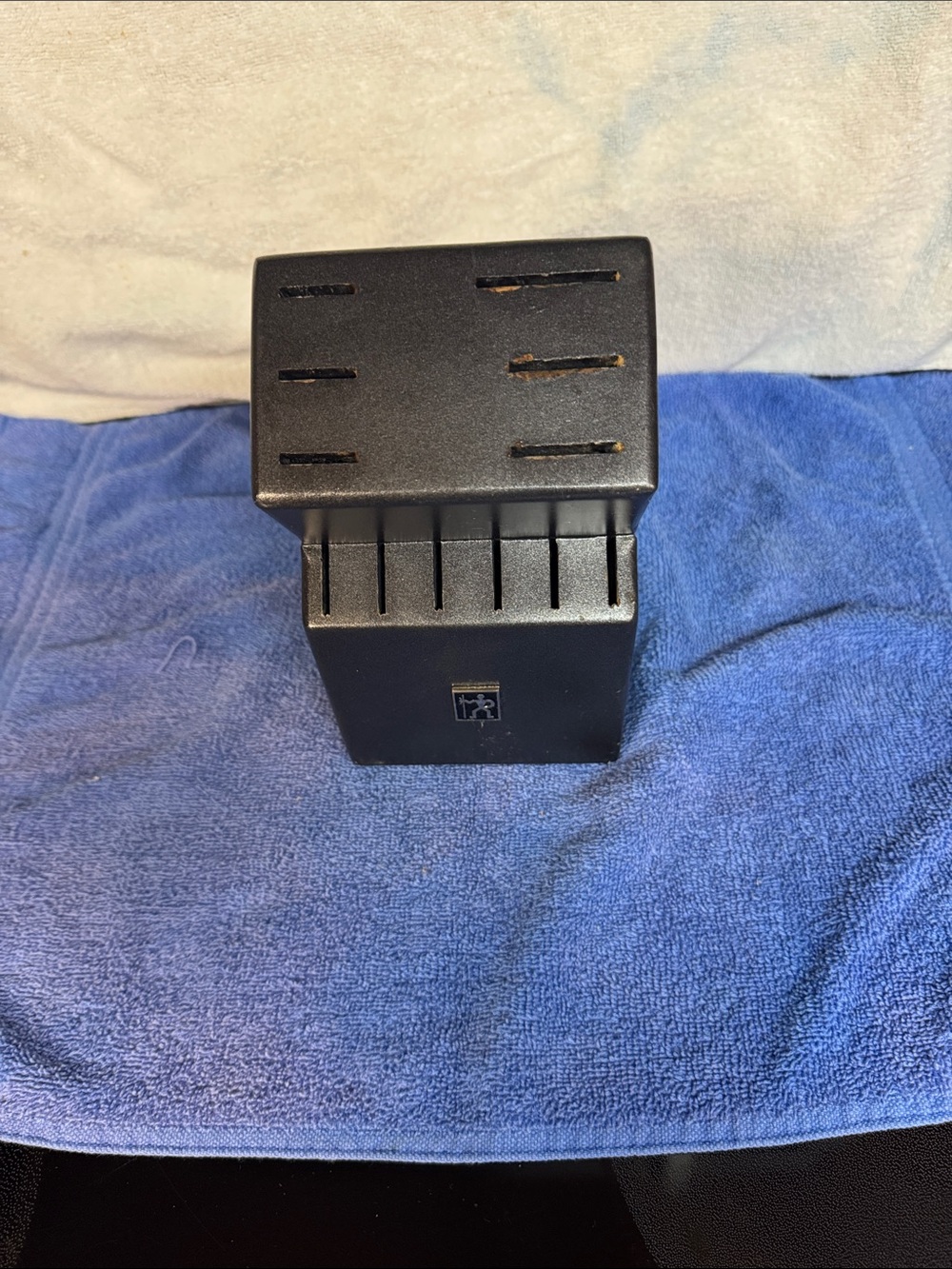 Zwilling J.A. Henckels Black Wood 12 Slot Counter Top Knife Block